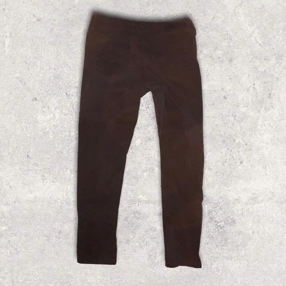 Seven7 Jeans Women 10 Brown Skinny Denim Logo Cotton Stretch Mid Rise Casual - Picture 6 of 8